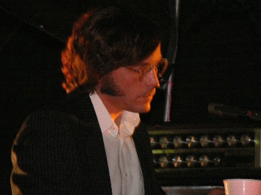 Mark on keyboards - Doors tribute band Mojo Risin' August 2, 2008 (Marion, OH) Photography: Tom Hart